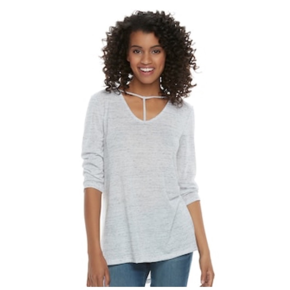 Juniors SO strap front tee NWT
